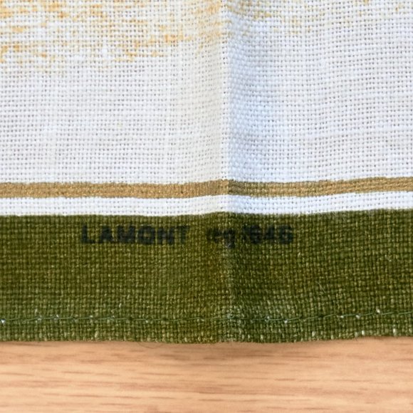 Vintage Harrods Print Linen Tea Towel - Picture 4 of 4